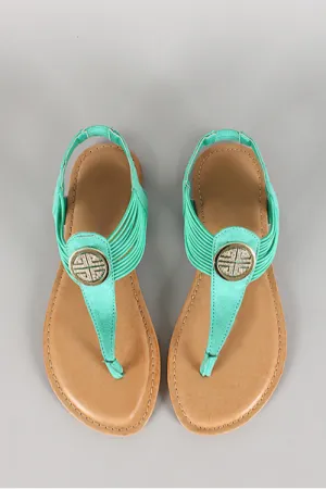 Turquoise Medallion Sandal