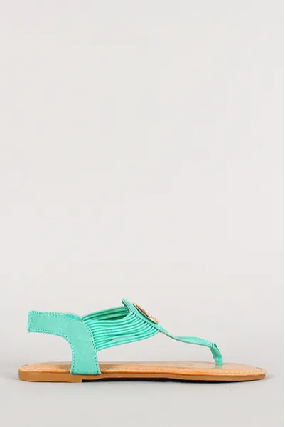 Turquoise Medallion Sandal