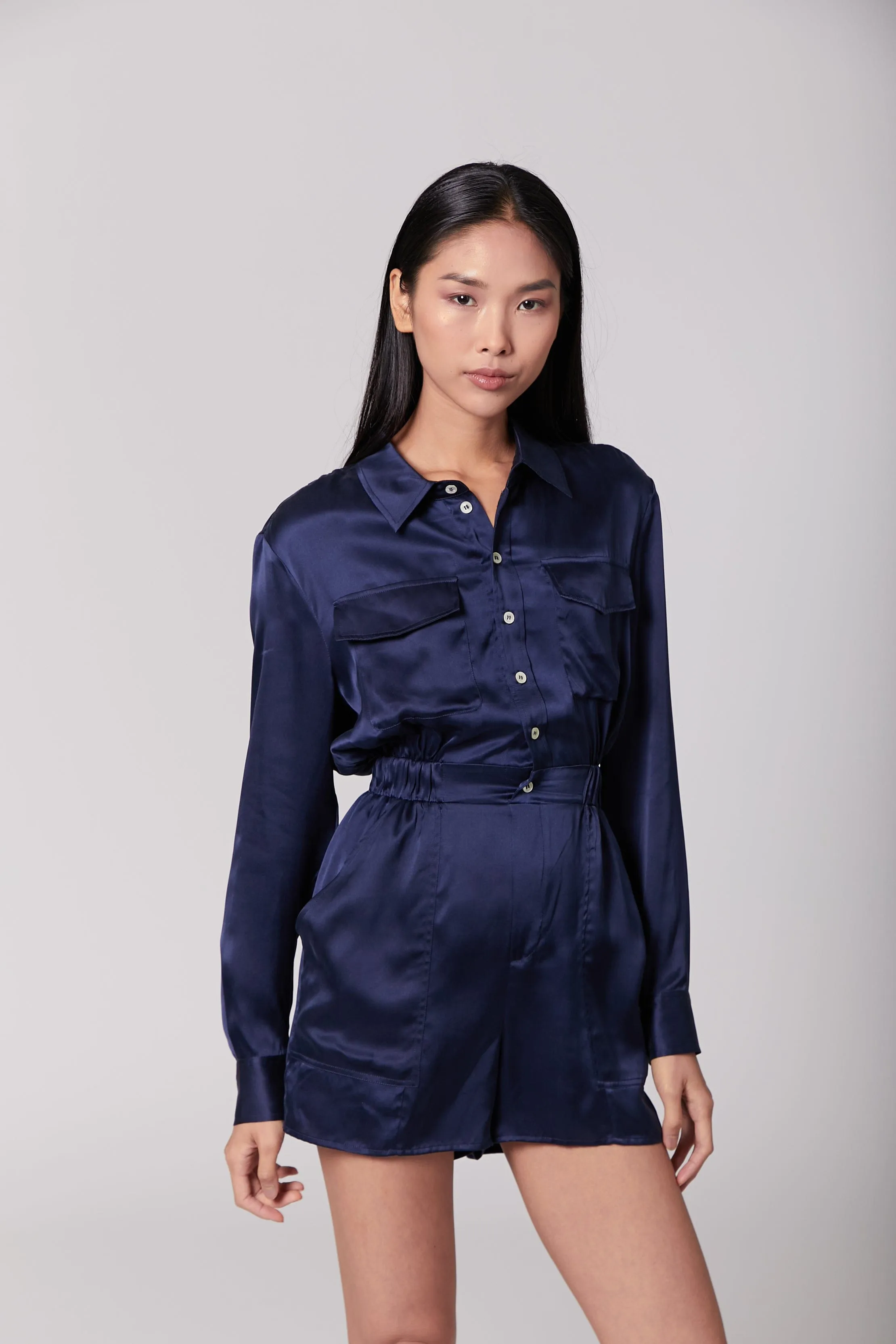 Utility Romper Jumpsuit Short