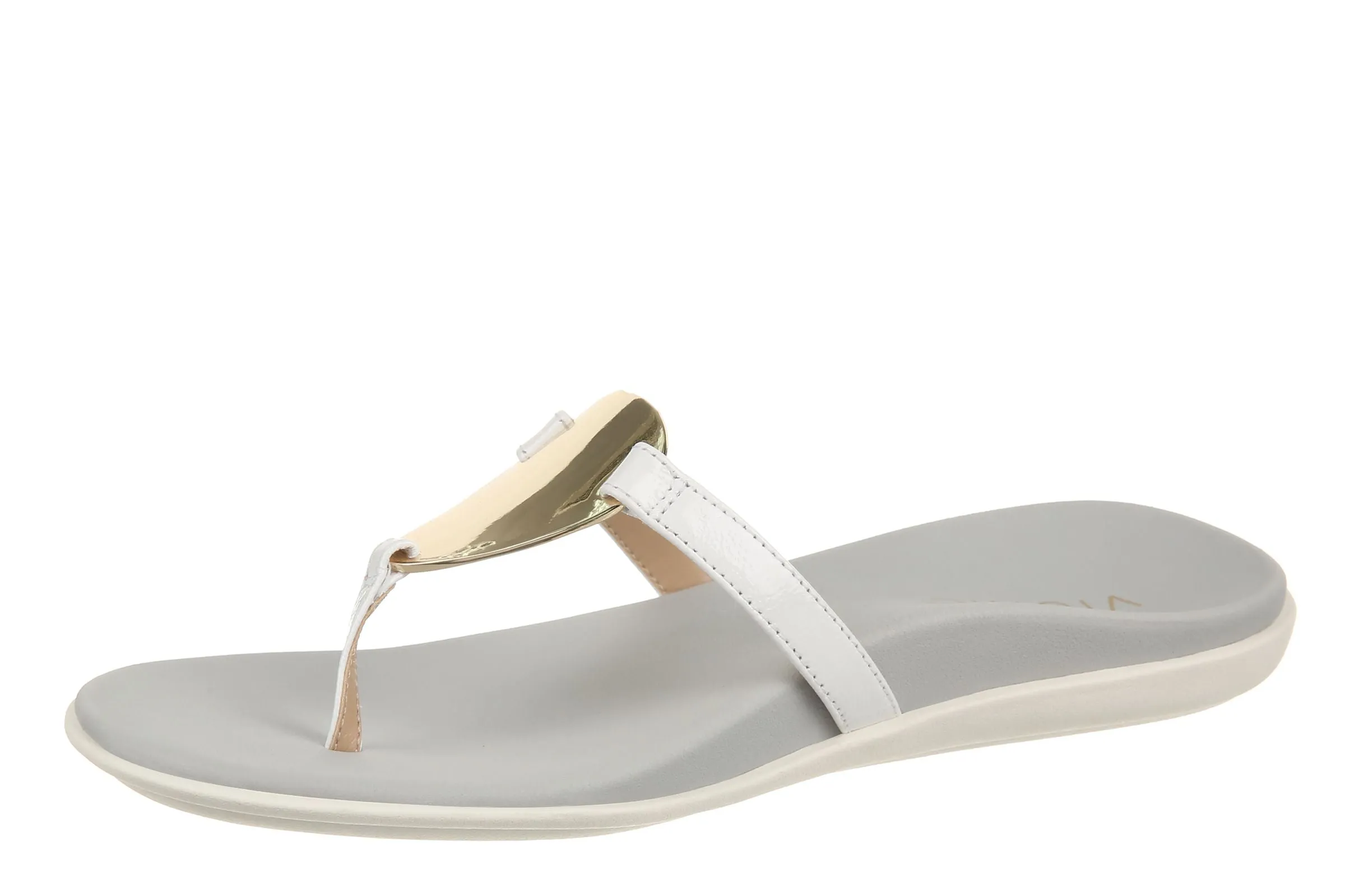 Vionic Raysa Flip Flop White Women's