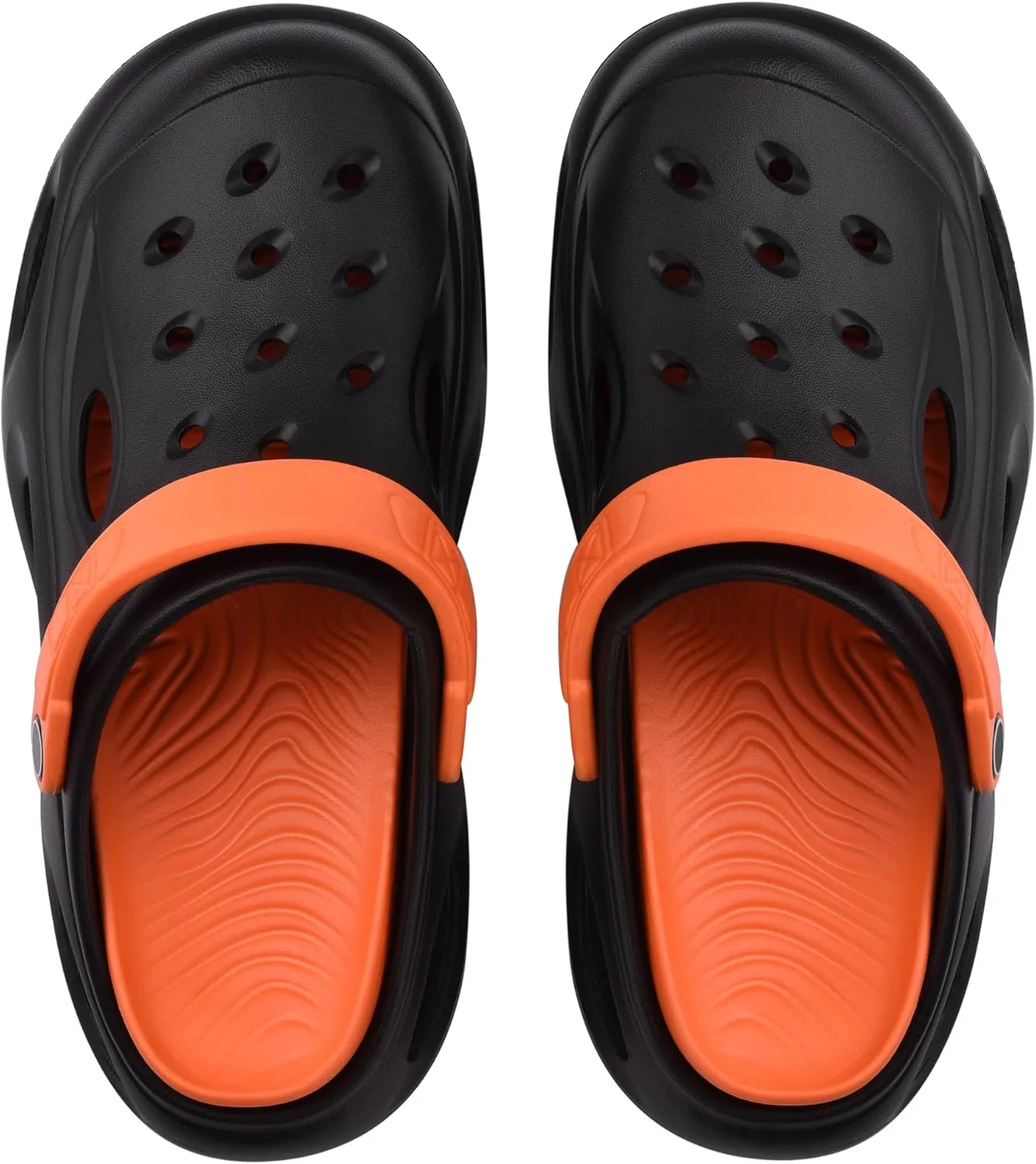 VONMAY Men's Arch Support Clogs Garden Shoes Slip-on Slides Comfortable Sandals Outdoor Beach Slippers with Romovable Cushion Insole