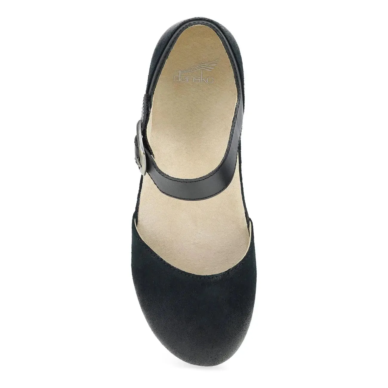 Womens Dansko Mae Burnished Suede  Timeless Mary Jane with Lightweight Comfort