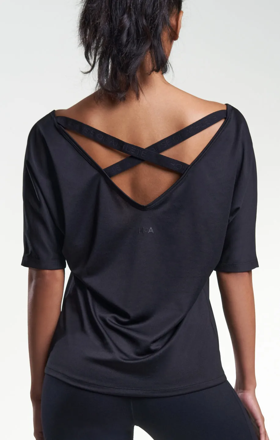 Womens Performance Jersey Drape Tee