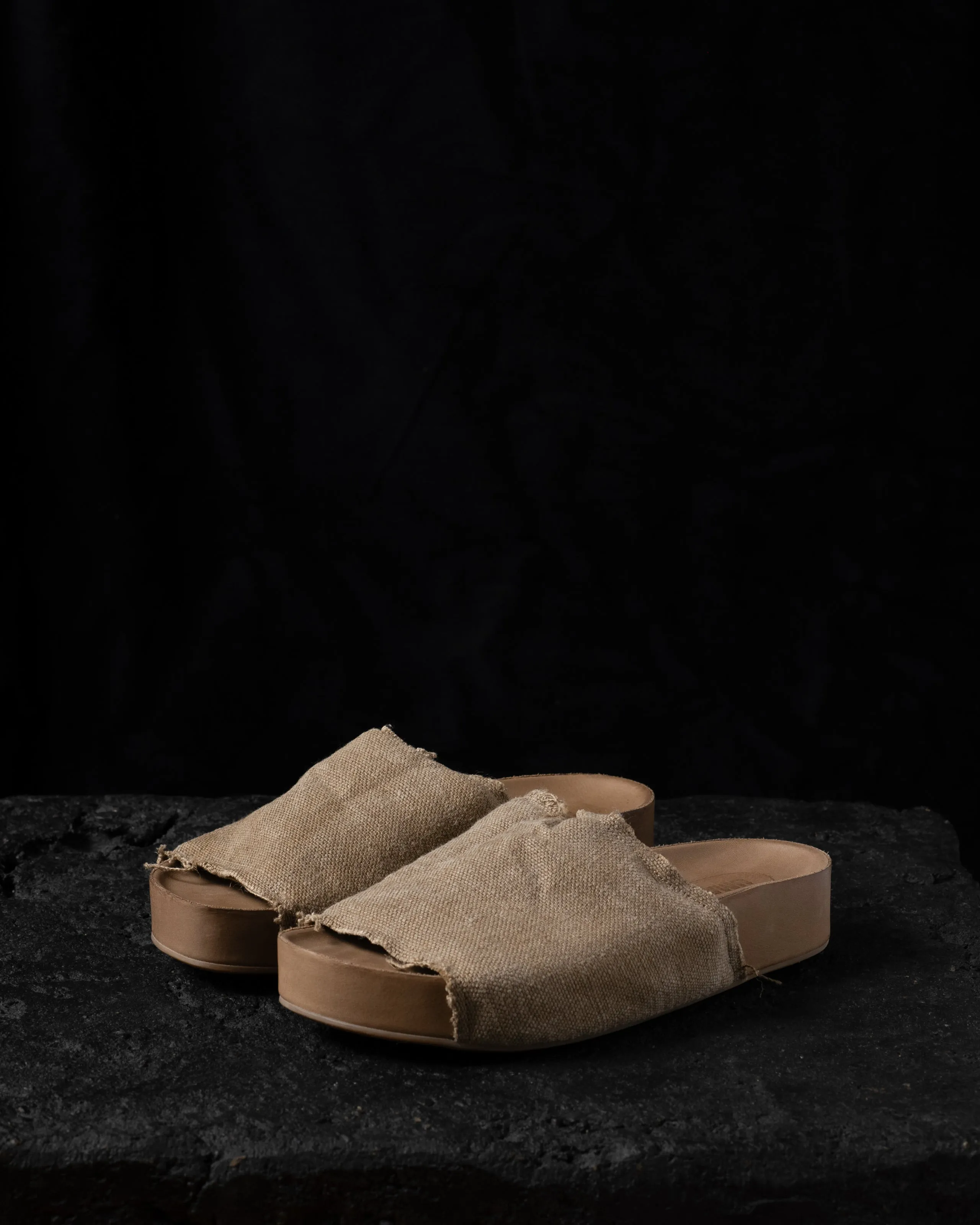 Womens Slides Tan
